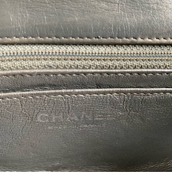 Chanel Lambskin mini rectangular in grey - Picture 6 of 14